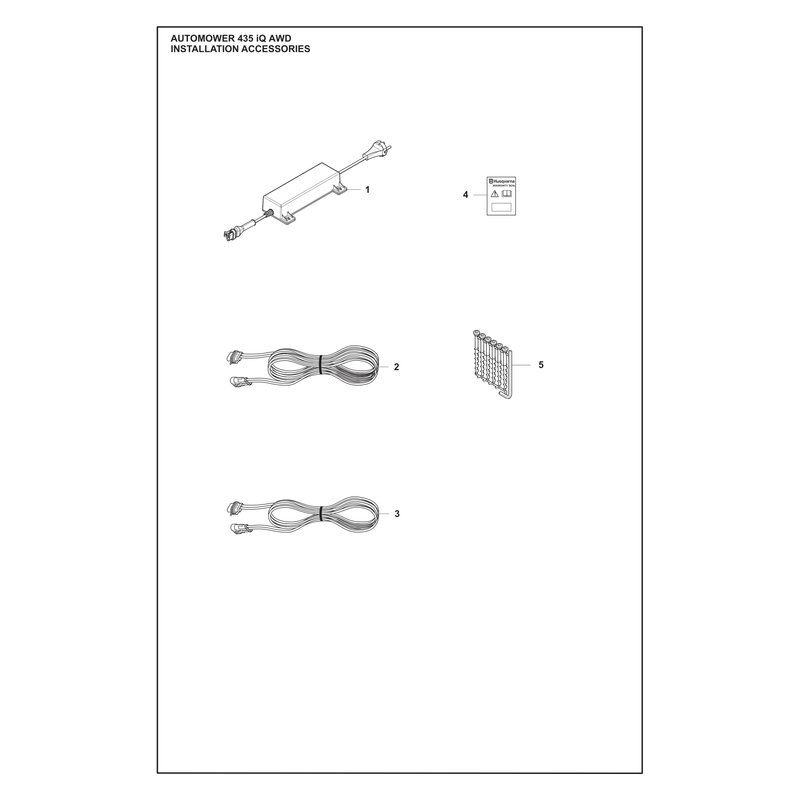 INSTALLATION ACCESSORIES