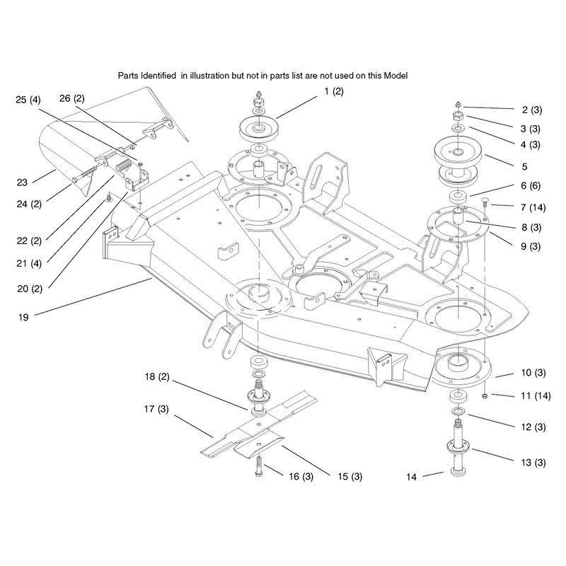 Blades, Spindles, And Deflectors