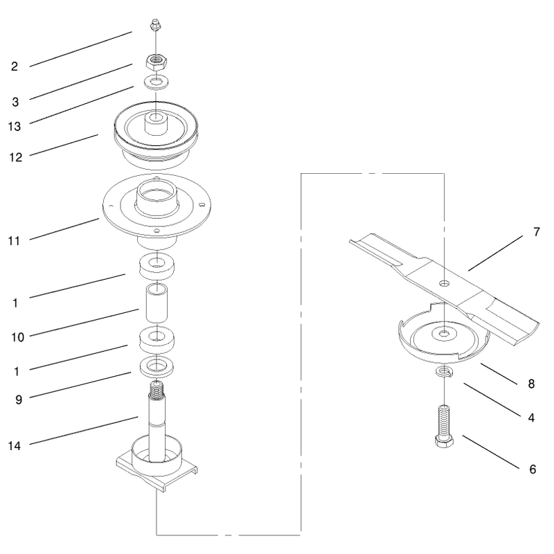 Spindle Assembly No 67-7600