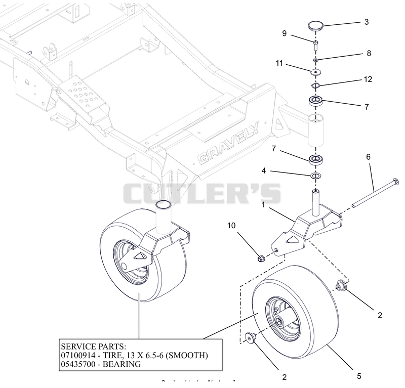 Front Caster Wheels