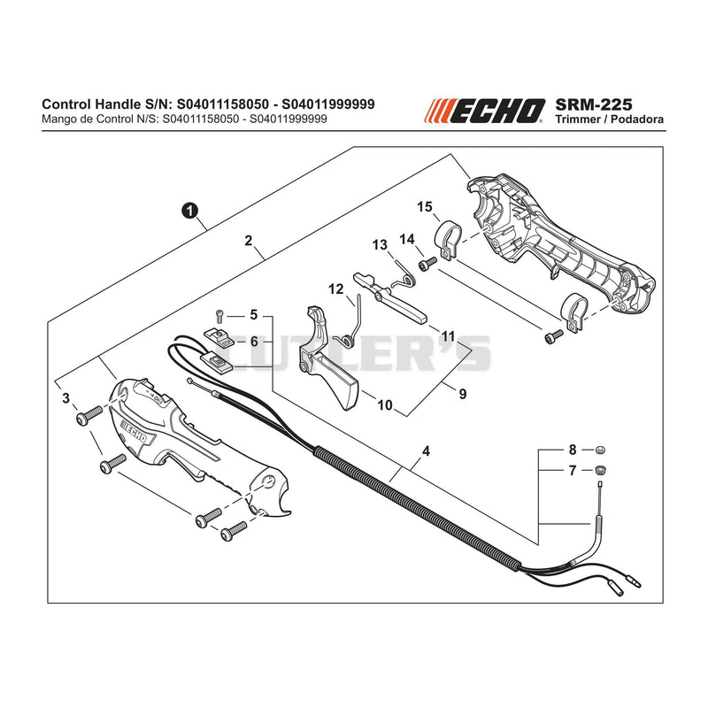 Control Handle S/N S04011158050 - S04011999999