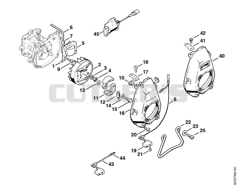 Ignition system, Fan housing