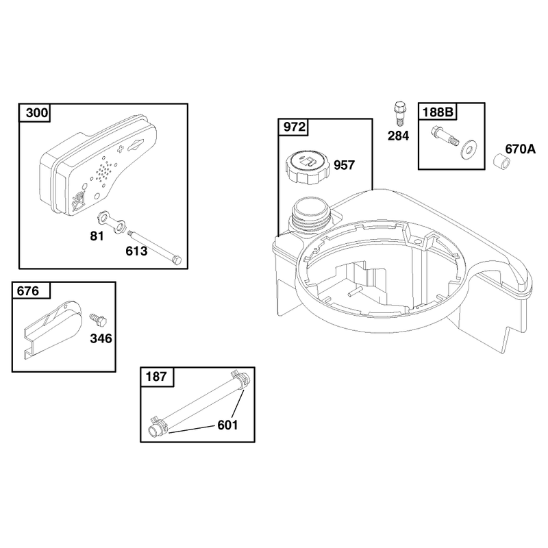 Engine Briggs and Stratton Model 12f802-1767-E1