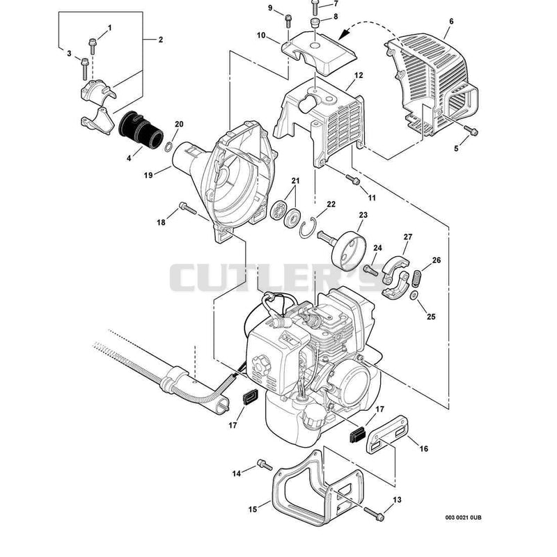 Engine Cover, Fan Case, Clutch