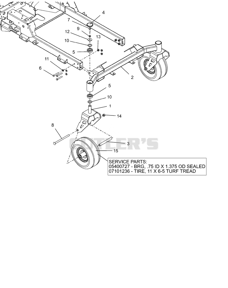 Front Caster Wheels