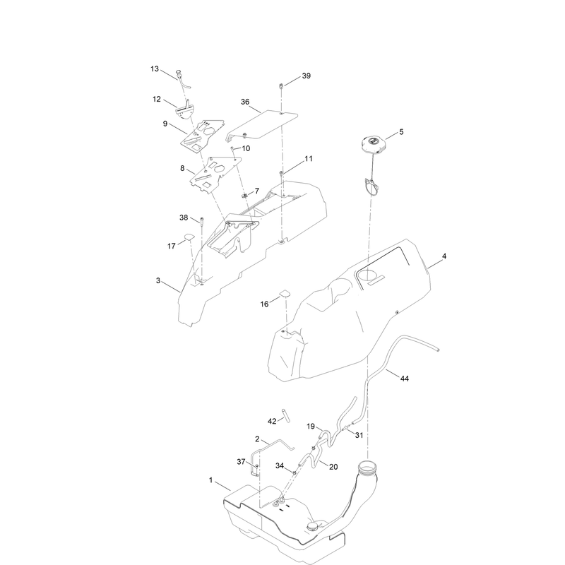 Body Styling and Fuel Pod Assembly