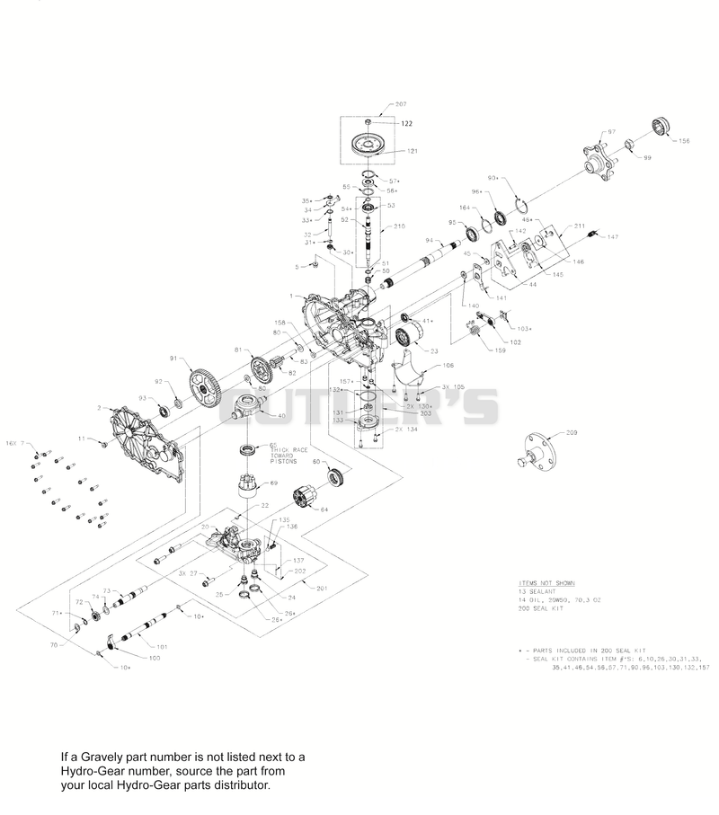 Transmission LH - 03836200