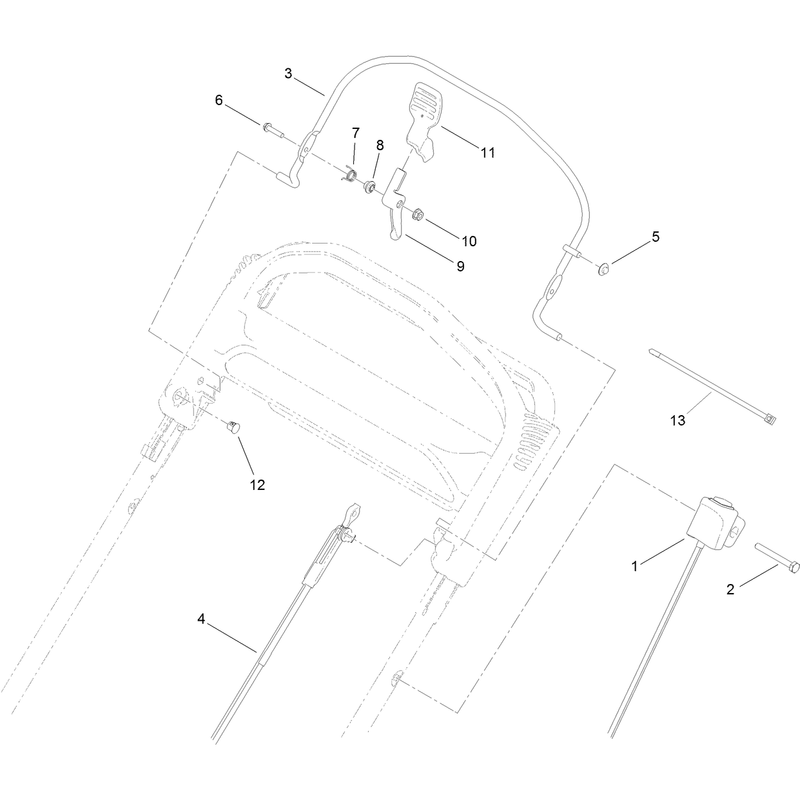 Upper Handle Component Assembly