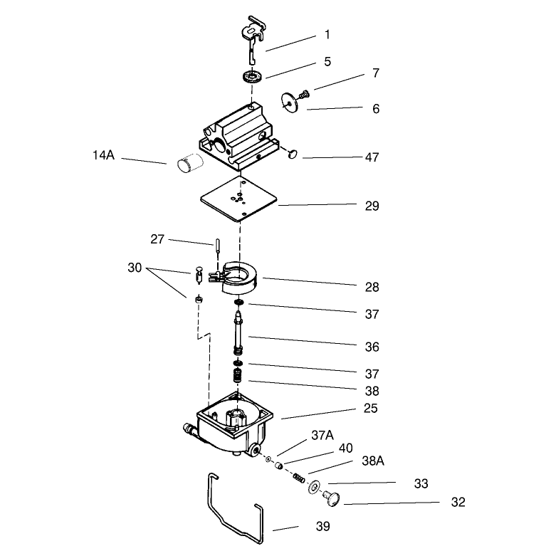 Carburetor No 640020a