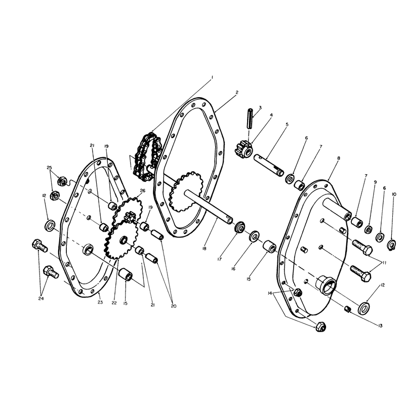 Chain Case Assembly No. 48-0800