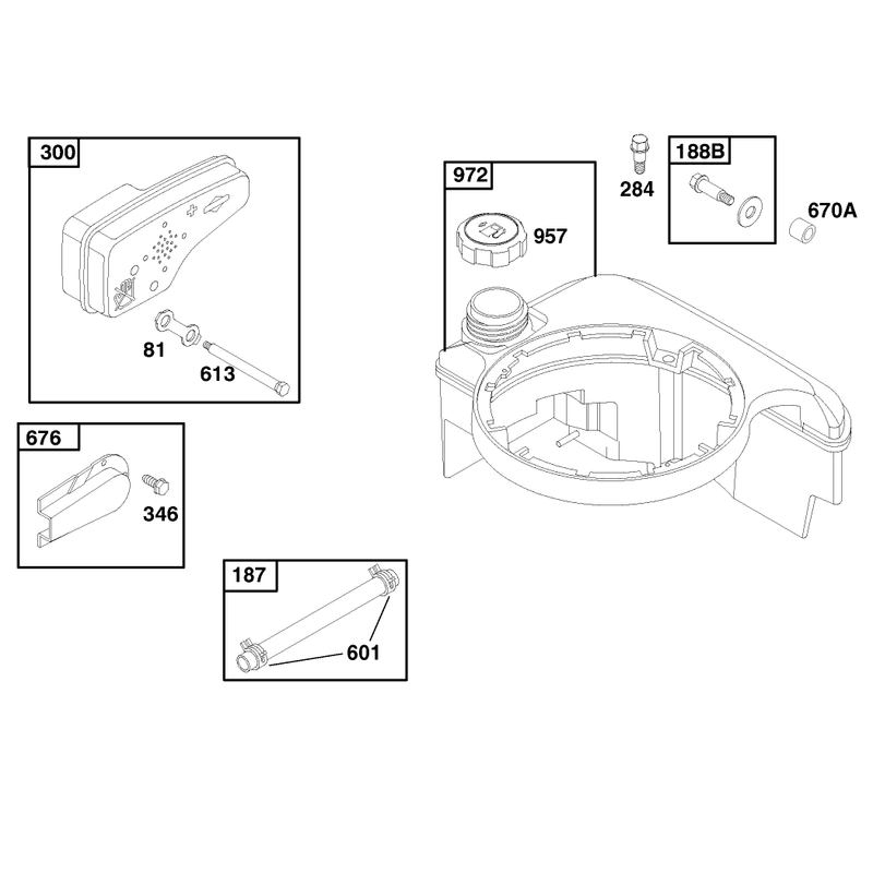 Engine Briggs and Stratton Model 12f802-1767-E1