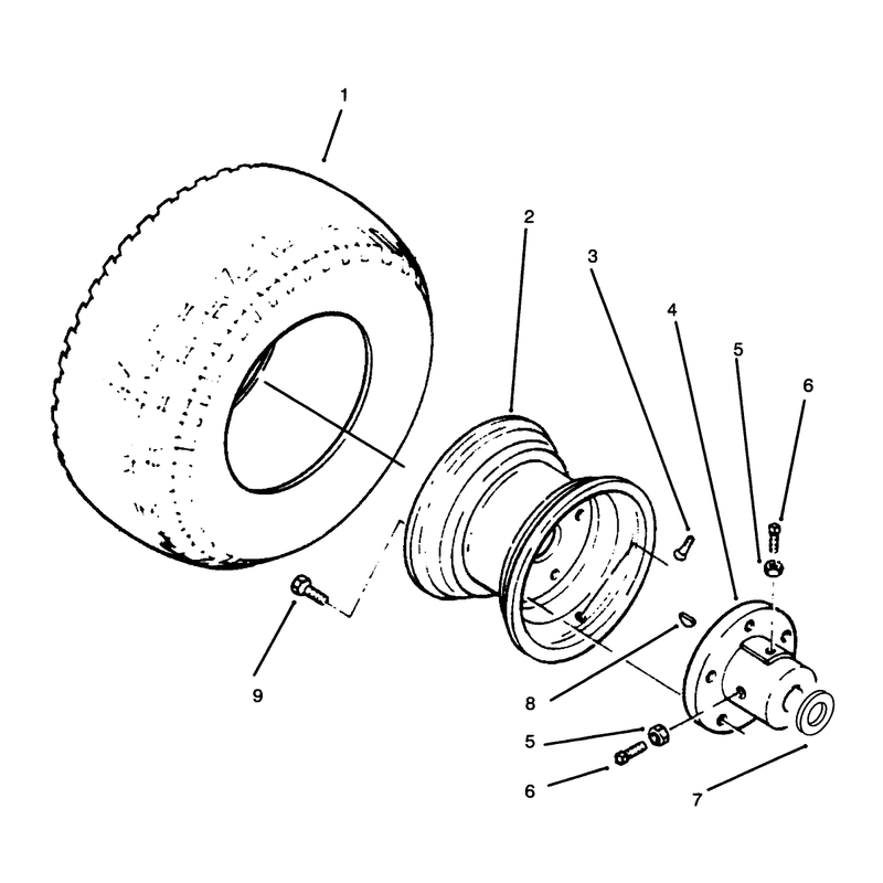 Rear Wheels and Tires