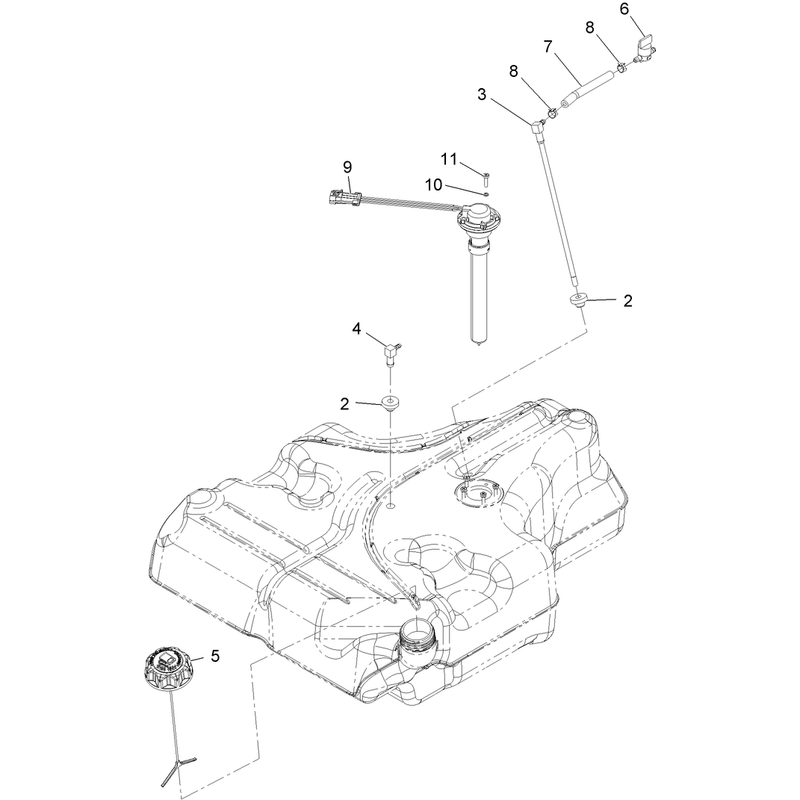 Fuel Tank Assembly No. 116-3978