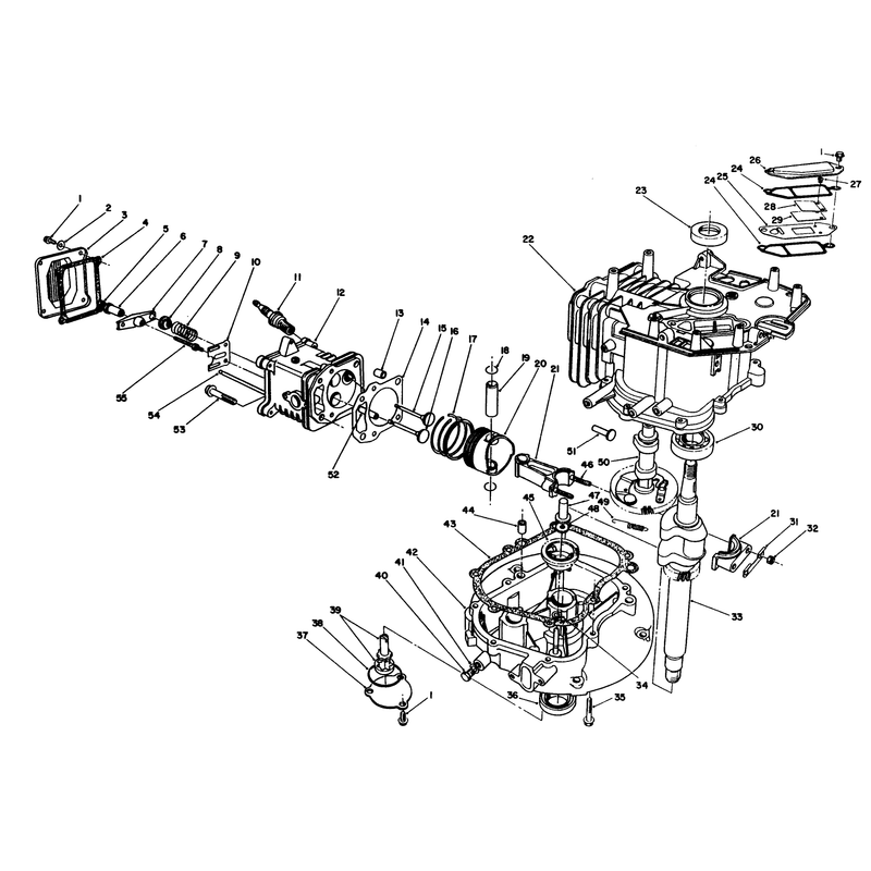 Engine Assembly Continuedmodel No Vmj8