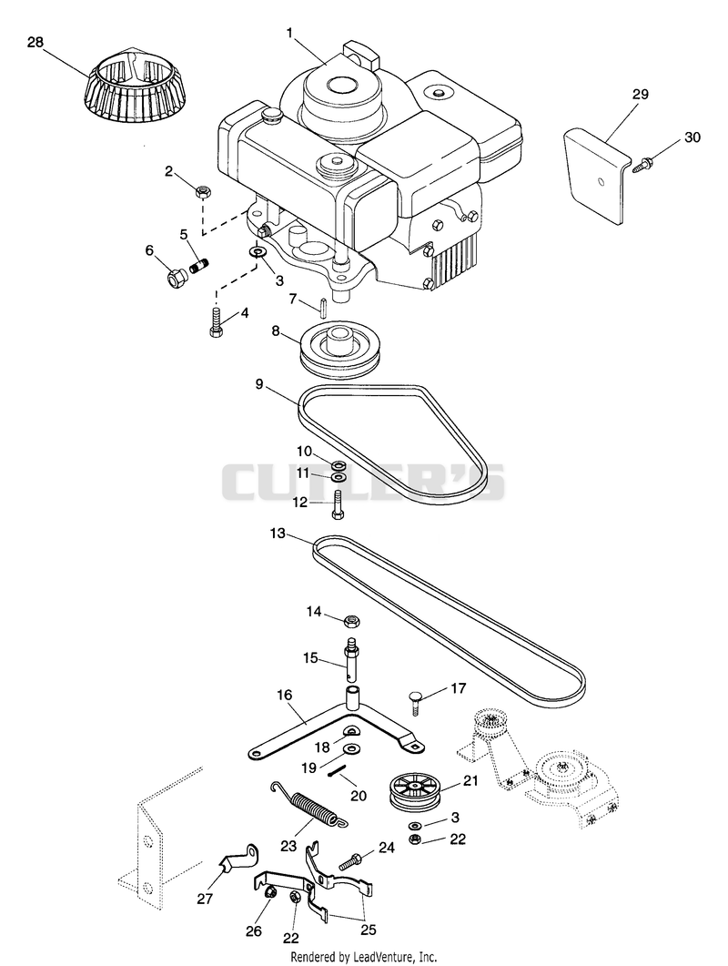 Engine And Belts