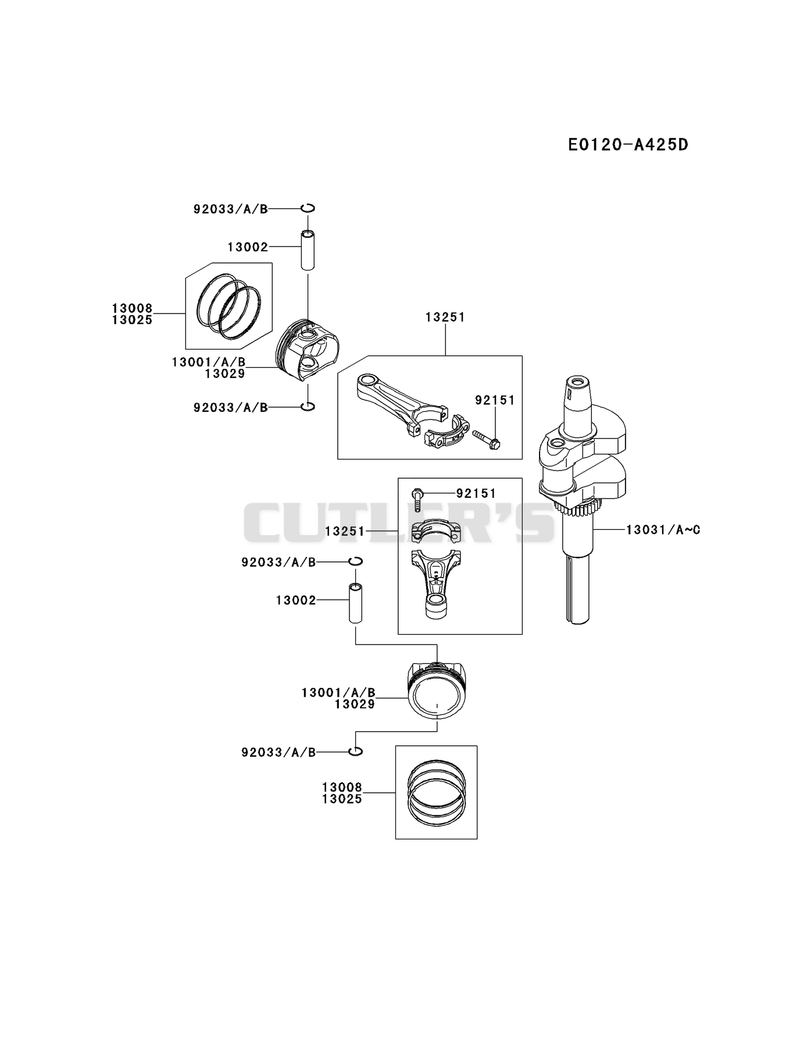 PISTON/CRANKSHAFT