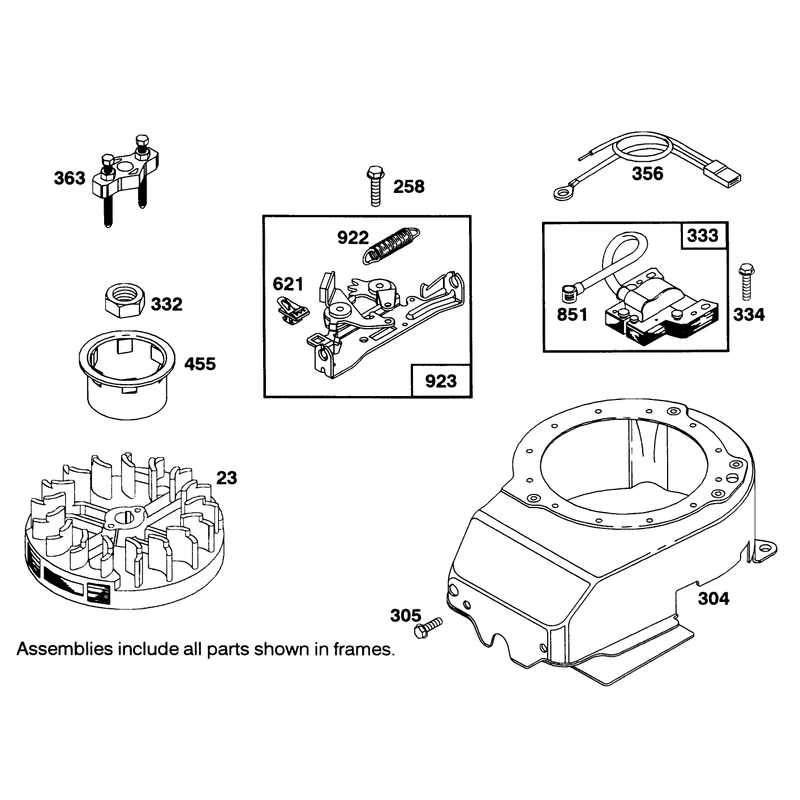 Engine Briggs and Stratton Model 122702-3171-01