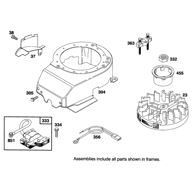 Engine Briggs and Stratton Model 127702-0115-01