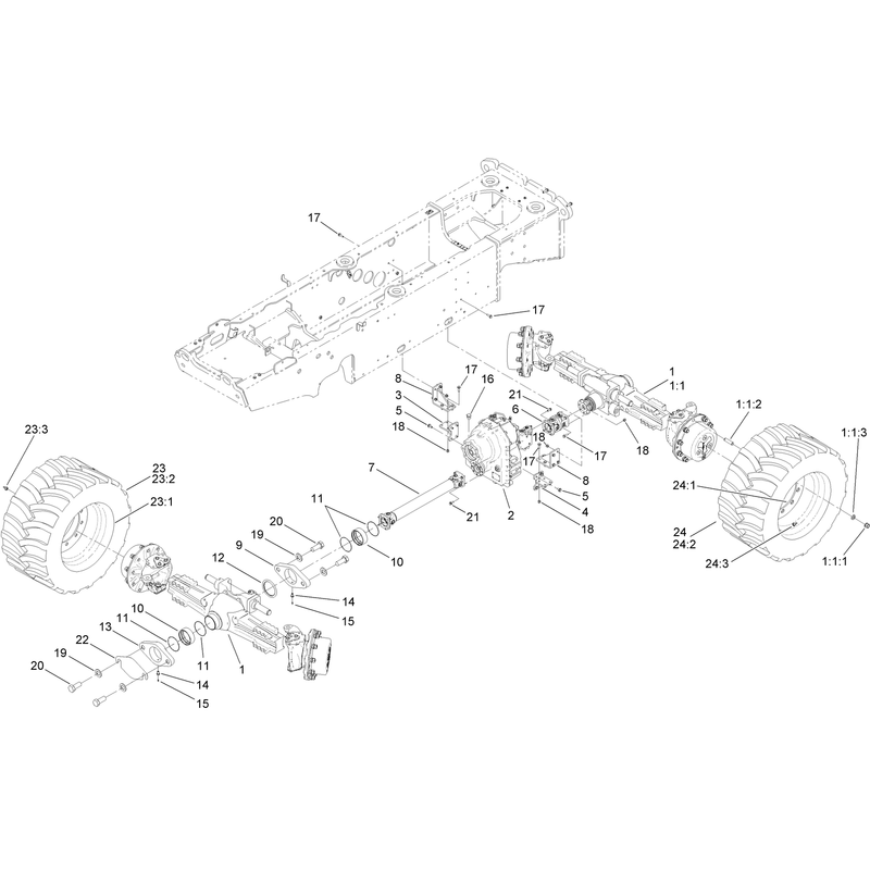 Wheel and Drive Assembly