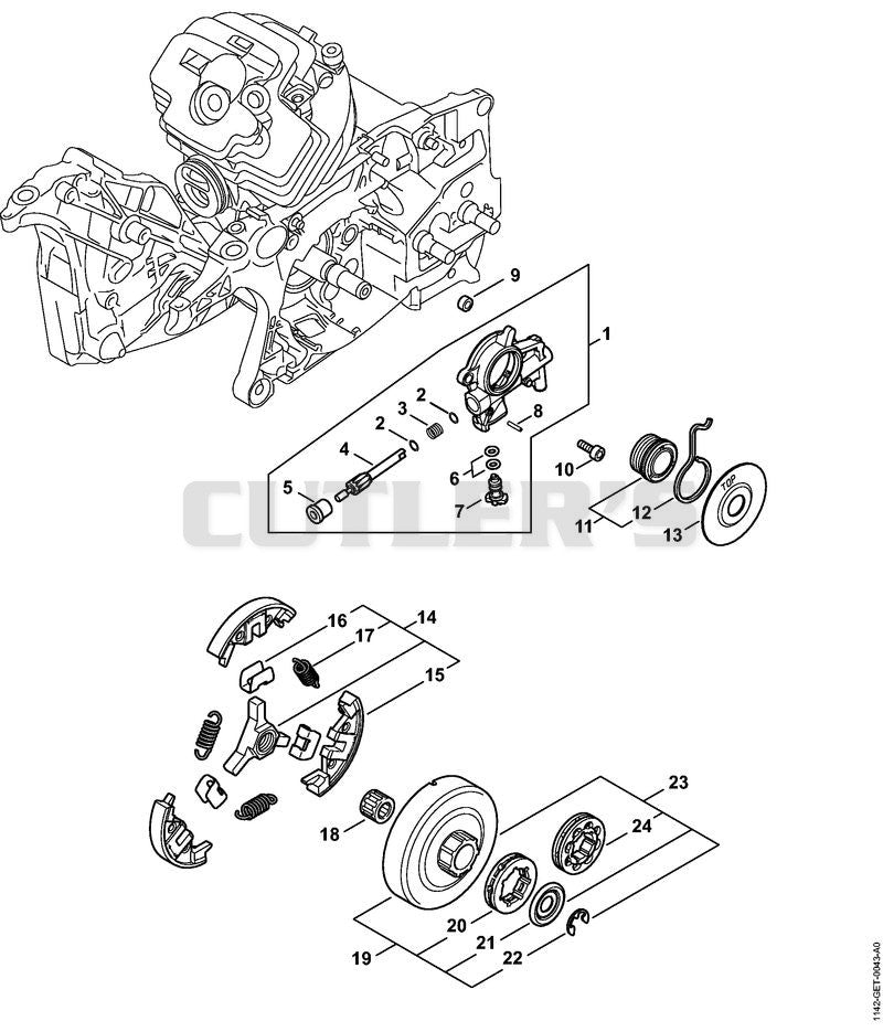 Oil pump, Clutch