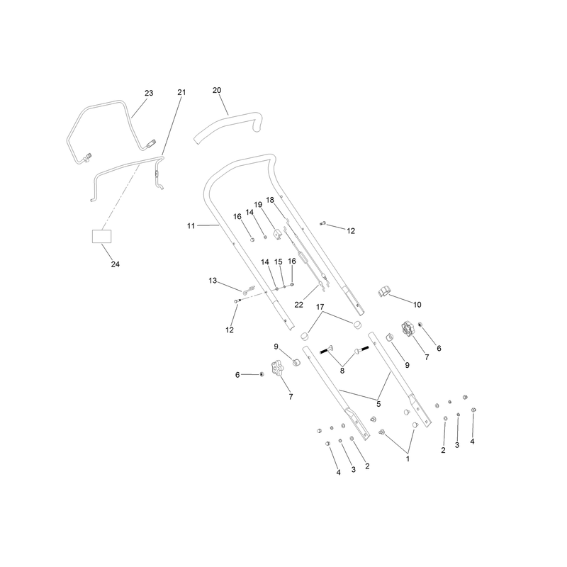 Handle Bar and Controls Assembly