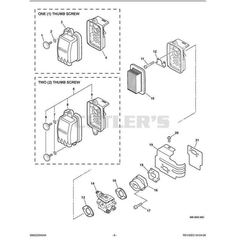 Intake, Cylinder Cover
