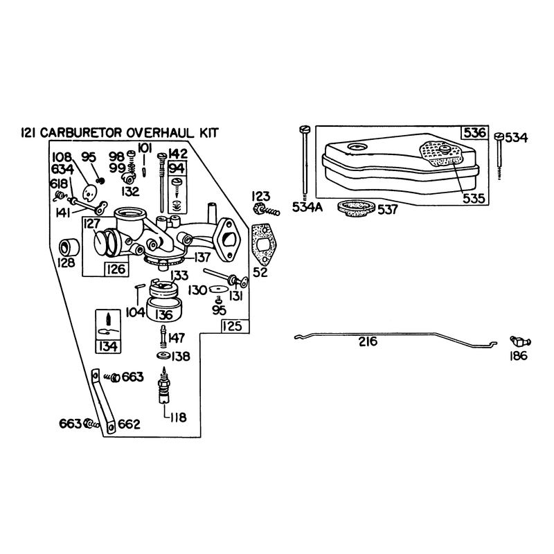 Engine Briggs & Stratton Model 191702-5652-01
