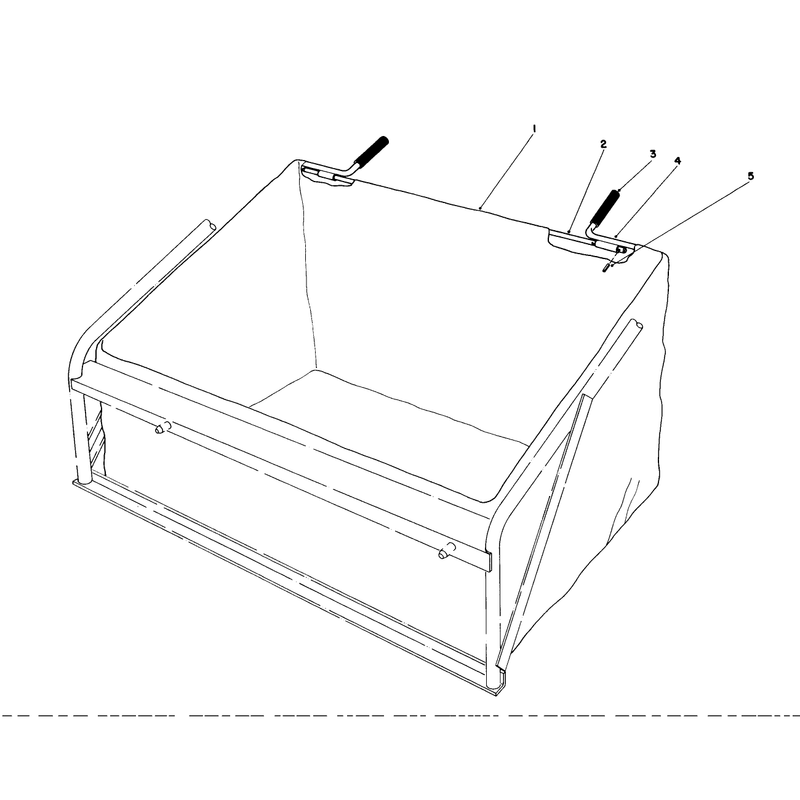 Leaf Bag Model 59123 (for Use On Twin Bagger Grass Catcher Model No. 59122 Only) (optional)