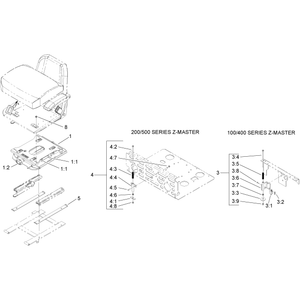 Suspension Seat Kit Assembly No 107-1892