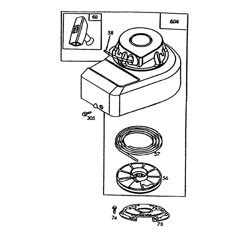Engine Briggs and Stratton Model 95902-3148-01