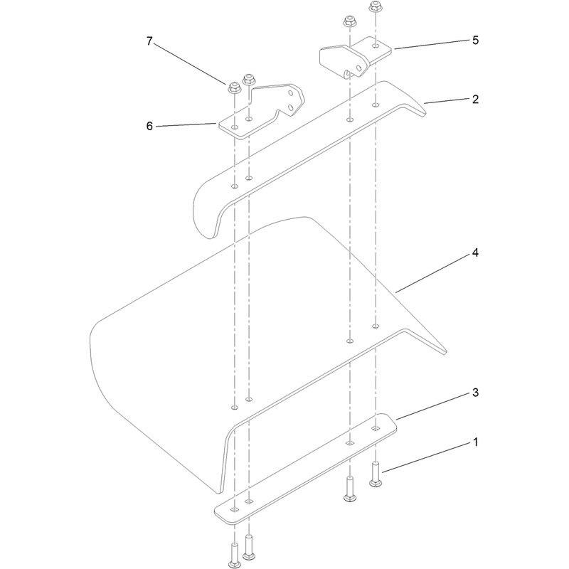 Deflector Assembly No 121-5960