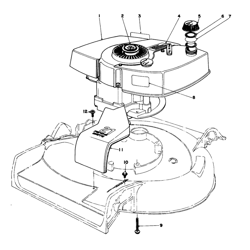 Engine Assembly Model No 21610