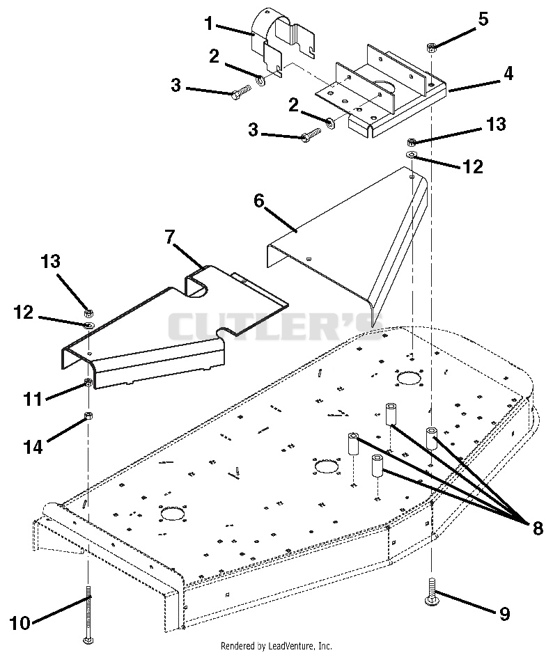 Mower Deck - Belt Guards