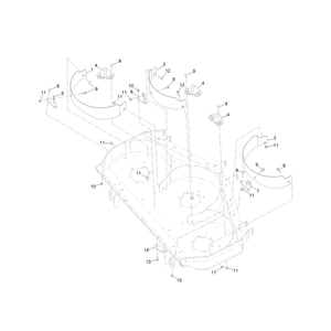 132cm Rear Discharge Recycler Kit Assembly No 161-6845