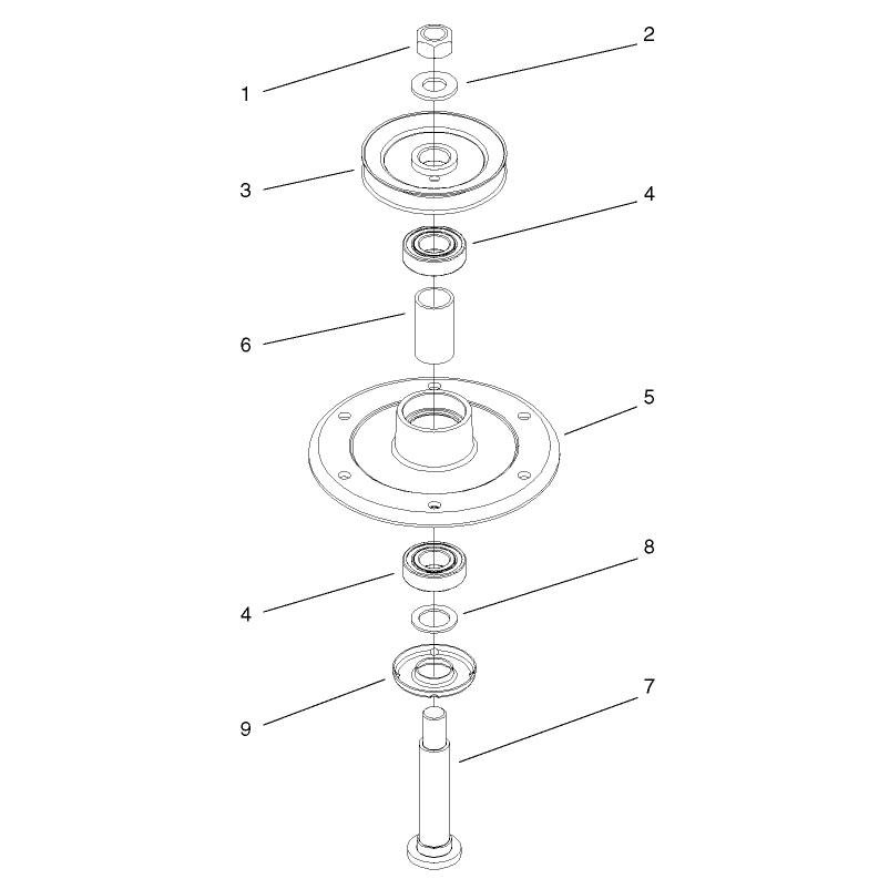 Spindle Housing Assembly No 104-6317