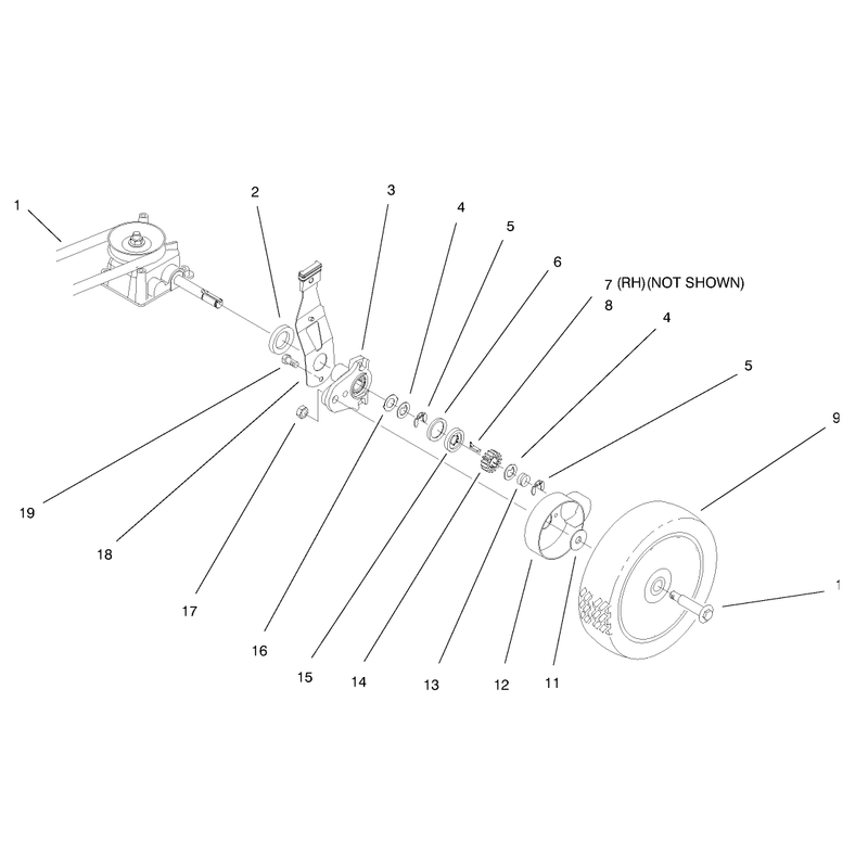 Gearcase and Wheel Assembly