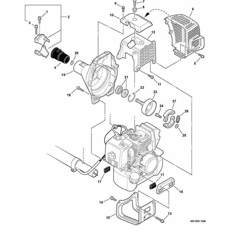Engine Cover, Fan Case, Clutch