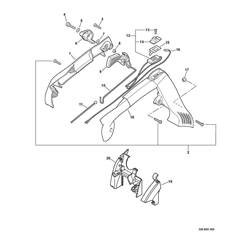 Handle, Switch,Throttle Cable