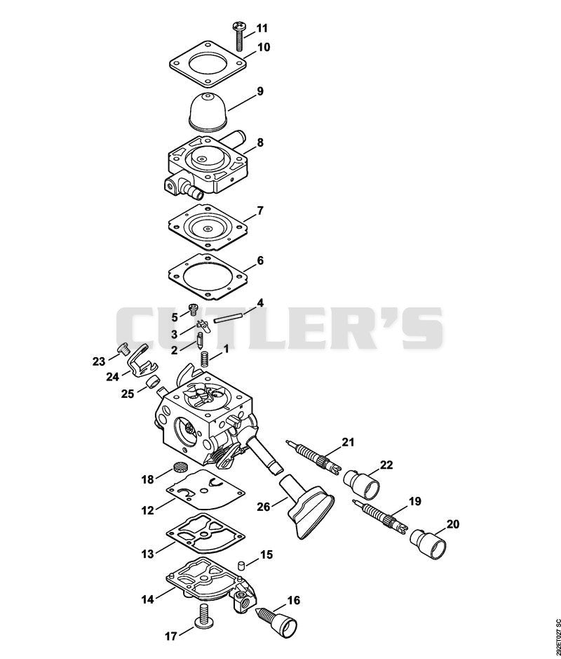 Carburetor C1M-S261 (037.2018)