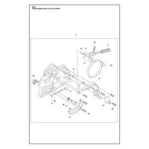 CHAIN BRAKE AND CLUTCH COVER