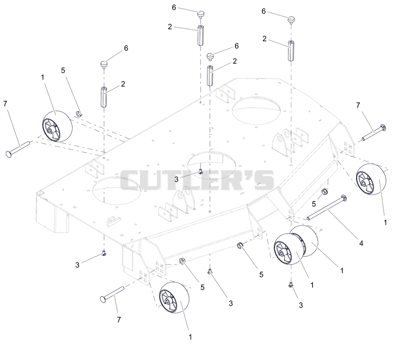 Anti-Scalp Wheels - 48" - SD