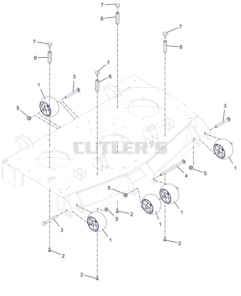 Anti-Scalp Wheels - 48" - SD