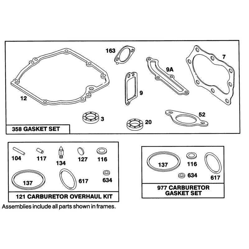 Engine Briggs and Stratton Model 122707-3187-01