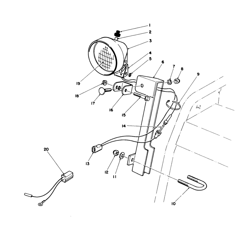 Light Kit No. 66-7940 (optional)