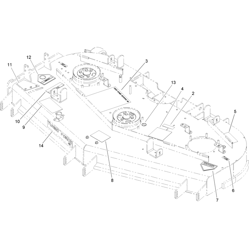 Deck Decal Assembly No 107-7675