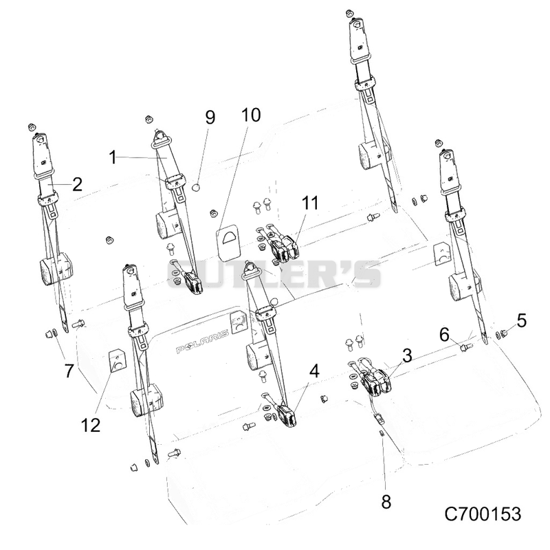 Body, Seat Belt Mounting