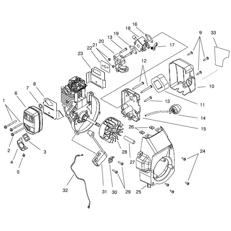 Carburetor & Muffler Assemblies