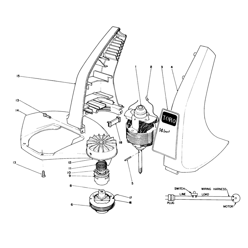 Motor And Housing Assembly