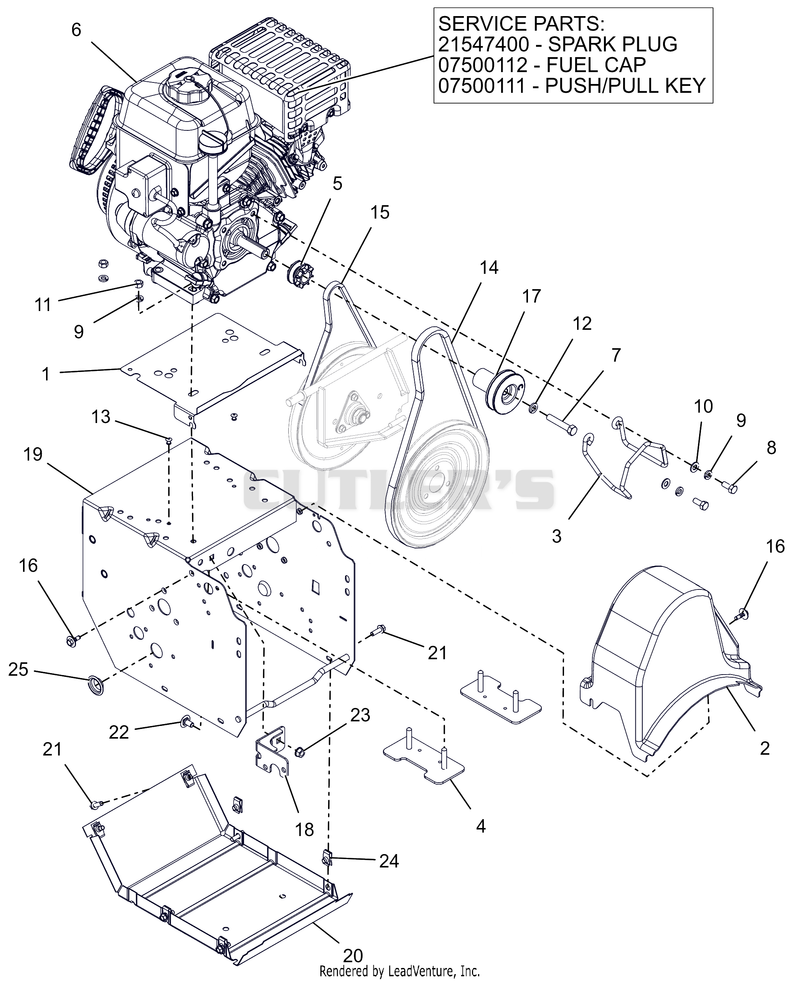 Frame And Engine - 20" & 24"