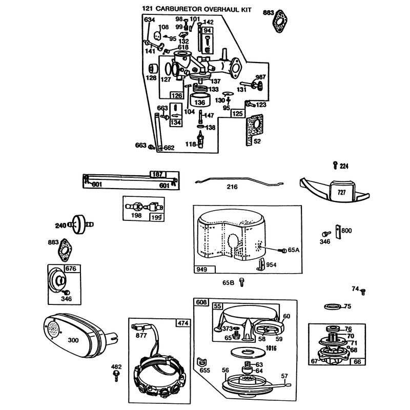 Briggs and Stratton Model No 281706-0180-01 Continued